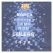 FC Barcelona detské tričko Logos navy