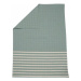 DAVID FUSSENEGGER - DF MARE KIDS Detská deka Honeycomb with Stripes Light Green 70 x 90 cm