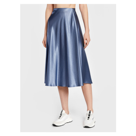 Max Mara Leisure Midi sukňa Coimbra 31060126 Modrá Regular Fit