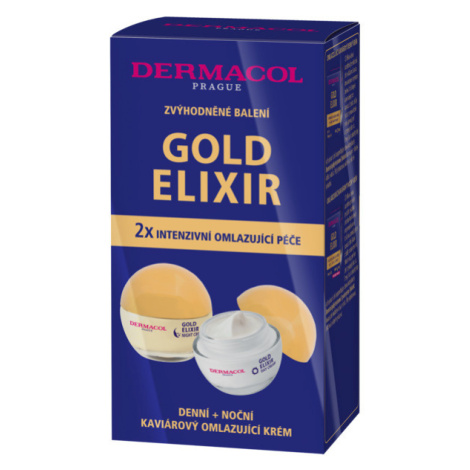Dermacol - Duopack Gold Elixir denný + nočný krém