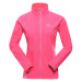 Women's softshell jacket with membrane ALPINE PRO MULTA neon knockout pink