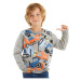 Denokids Cute Cars Boy Long Sleeve Sweatshirt