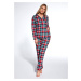 Women's pyjamas Cornette 482/369 Roxy S-2XL navy blue-red