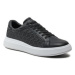 Calvin Klein Sneakersy Low Top Lace Up Lth Mono HM0HM01498 Čierna