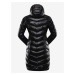 Čierny dámsky zimný prešívaný kabát ALPINE PRE OREFA