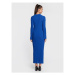 Boss Úpletové šaty Floriene 50474032 Modrá Slim Fit