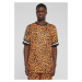 Men's T-Shirt Oversized Mesh AOP - leopard