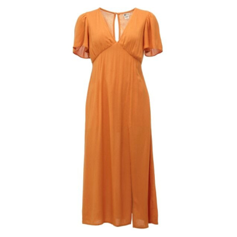 Billabong JET SET Dámske midi šaty, oranžová, veľkosť