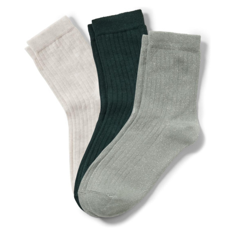 Ponožky z rebrovanej pleteniny, 3 páry Tchibo