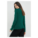 Vlnený sveter Tommy Hilfiger dámsky, zelená farba, tenký