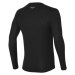 Mizuno DRY AERO FLOW LS HZ Pánske funkčné tričko s dlhým rukávom, čierna, veľkosť