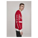 Pánsky sveter MERCHCODE Coca Cola Xmas Sweater Farba: red