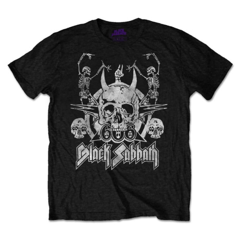 Black Sabbath Tričko Dancing Unisex Black