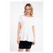 Women's blouse Ksenia with short sleeves - white