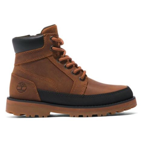 Timberland Outdoorová obuv Courma Kid Boot W/ Rand TB0A5XJ9F131 Hnedá