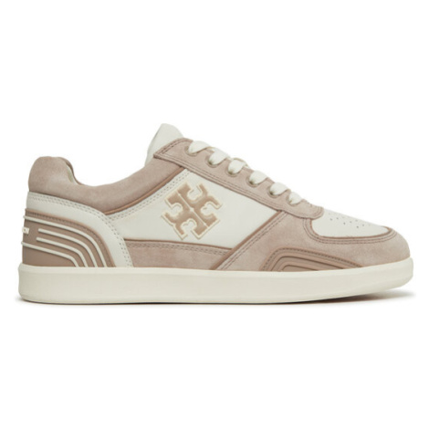 Tory Burch Sneakersy Clover Court 155626 Hnedá