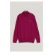 SVETER GANT CLASSIC COTTON HALFZIP BEAUTYBERRY PURPLE