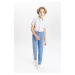 DEFACTO Boy's Standard Leg Gabardine Trousers