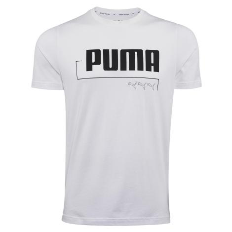 Pánske tričko na fitness červené Puma