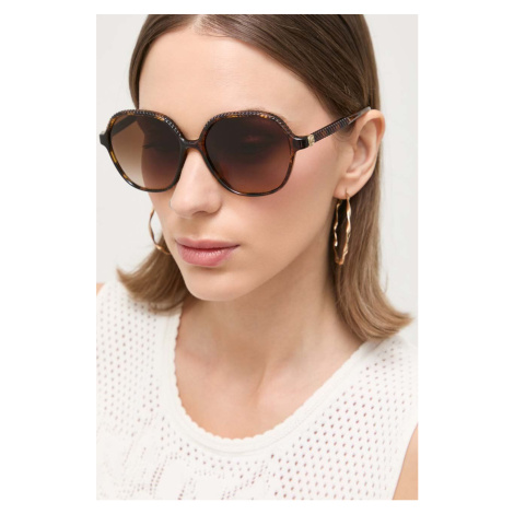 Slnečné okuliare Michael Kors BALI dámske, hnedá farba, 0MK2186U