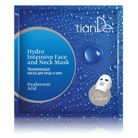 Intenzívna hydratačná maska na tvár a krk s kyselinou hyalurónovou TianDe 1 ks