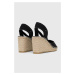 Sandále Karl Lagerfeld KAMINI MID čierna farba, KL32223