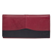 Dámska kožená peňaženka Lagen Veronica - červeno-čierna