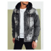 Men's Dark Grey Denim Jacket Dstreet