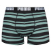 Puma HERITAGE STRIPE BOXER 2P Pánske boxerky, čierna, veľkosť