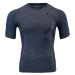 Men's functional T-shirt Silvini Soana charcoal-cloud, L/XL