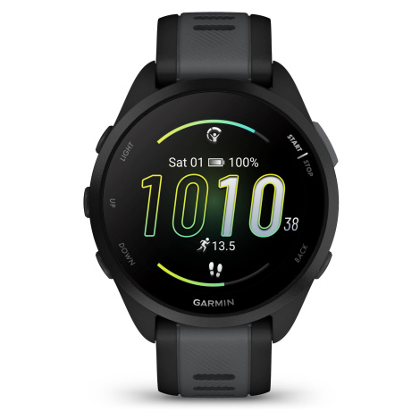 Inteligentné bežecké hodinky Forerunner 165 s GPS čierno-tmavosivé Garmin