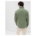 Zelená pánska rifľová košeľová bunda GAP