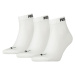 3 PACK Unisex ponožky PUMA 887498 BQ Biela