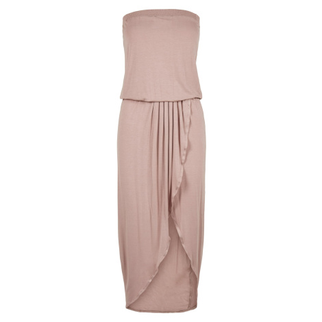 Women's Powder Pink Bandeau Dress Urban Classics