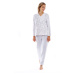FLORA 6456 teplé pyžamo - Vestis pohodlné domácí oblečení