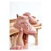 Kids high sneakers with Velcro pink Cheezi