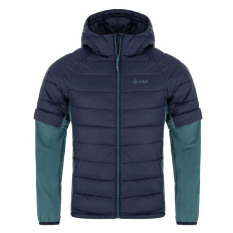 Men's insulated hybrid jacket Kilpi VERONS-M dark green