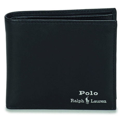 Polo Ralph Lauren  GLD FL BFC-WALLET-SMOOTH LEATHER  Peňaženky Čierna