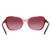 COACH Slnečné okuliare  ružová / rubínová