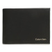 Calvin Klein Veľká pánska peňaženka Ck Concise Bifold 5Cc W/Coin L K50K510599 Čierna