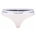 Calvin Klein Underwear Tangá 'Nymphs'  púdrová / čierna / biela