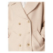 Ba&sh Vlnený kabát Monteau Tonio 1H22TONI Béžová Oversize