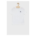 Detské tričko Abercrombie & Fitch biela farba, s nášivkou