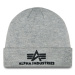 Alpha Industries Čiapka 3D Beanie 168910 Sivá