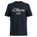 s.Oliver LOGO T-NOOS Pánske tričko, tmavo modrá, veľkosť