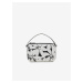 Black and white women's floral handbag Desigual Onyx Narbonne Mini - Women