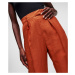 Nohavice Karl Lagerfeld Tailored Day Pants Oranžová