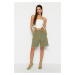 Trendyol Light Khaki Pocket Detailed Regular Fit Woven Shorts