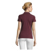 SOĽS Perfect Women Dámska polokošeľa SL11347 Heather oxblood