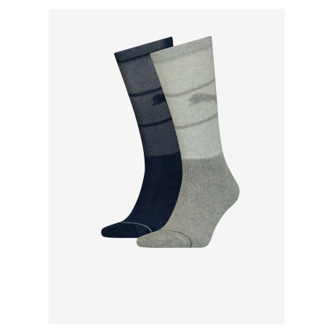 Set of two pairs of unisex socks in gray and black Puma - unisex